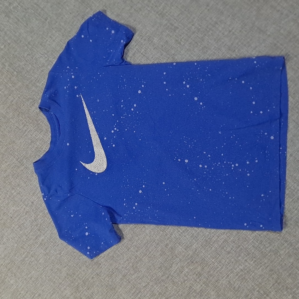 Nike Blue Speckled Short Tee Boys YMD